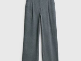 Трикотажные прямые брюки, Серый