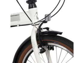 Складной велосипед Novatrack Vortex 20, год 2024, цвет Белый