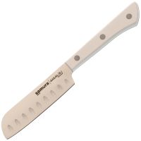 Нож кухонный "Samura HARAKIRI" для масла 96 мм, корроз.-стойкая сталь, белый ABS пластик