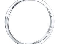 Обручальное кольцо из белого золота с бриллиантом э4001кц12200555