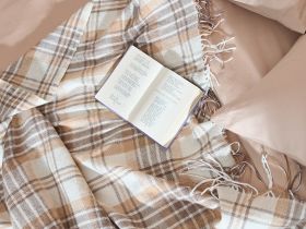 Плед Cellule, бежевый