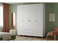 Распашной шкаф Пронто 4.1-210x240 Белый
