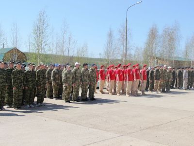 В школах начались учебные военно-полевые сборы