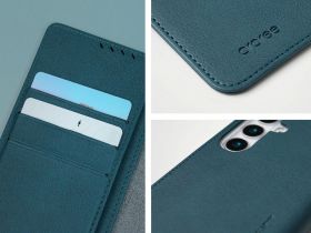 Чехол Araree Mustang Diary для Galaxy для Galaxy S25+ кожа синий