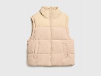 Вельветовая утеплённая куртка для девочек, Бежевый