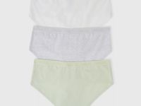 Трусы для девочек, 3 шт., Зеленый