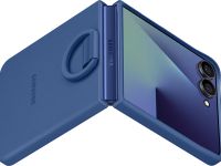 Клип-кейс Samsung Ring(Silicone) Z Flip7 Синий