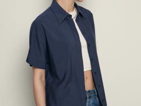 Блузка с коротким рукавом