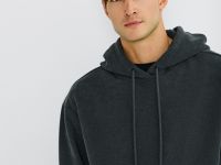 Утеплённое худи, Серый