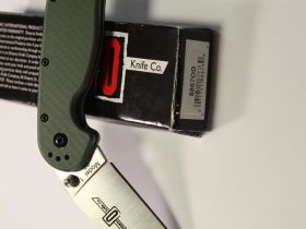 Нож складной Ontario RAT-1, сталь D2, Satin, рукоять термопластик GRN, olive