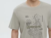 Футболка из хлопка с принтом