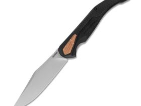 Большой складной нож Kershaw Strata XL, сталь D2, рукоять сталь/G10