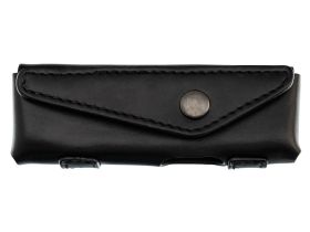 Чехол горизонтальный для складного ножа на пояс, 140 мм, 1 кнопка