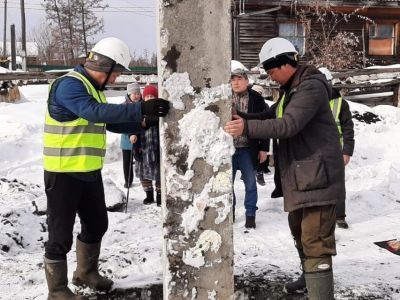 В якутском селе Кэскил заложили первую сваю многоквартирного жилого дома