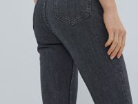 Джинсы Skinny с высокой посадкой, Серый