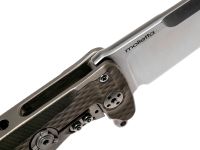 Нож складной LionSteel SR22 B (BRONZE) Mini, сталь Uddeholm Sleipner® Satin, рукоять титан по технологии Solid®, бронзовый