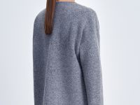 Джемпер свободного силуэта с округлой горловиной