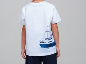 Комплект трикотажный для мальчиков: фуфайка (футболка), шорты