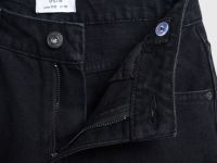 Широкие джинсы Wide Leg для девочек, Черный