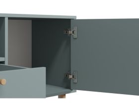 ТВ-тумба Дикинс 130x54 Серо-зеленый