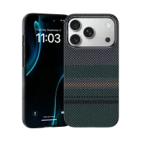 Чехол-накладка Benks ArmorAir Aurora для iPhone 17 Pro кевлар (сине-зеленый)