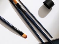 Набор кистей синтетика мягкая Finenolo 6 шт (круглая №2, плоские №6, 8, овальные №6, 8, 10) в блисте