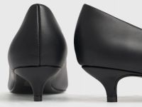 Туфли-лодочки из натуральной кожи, Черный