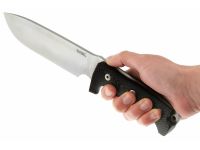 Нож с фиксированным клинком LionSteel M7 MS, сталь Sleipner, рукоять Black micarta