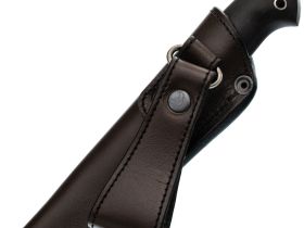 Рыбацкий нож Партнер 1, сталь M390, рукоять граб, вставка зуб мамонта