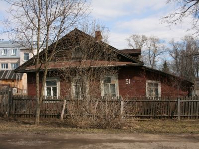 Дом, где в 1896-1969 гг. жил мастер "мороза по жести" Сосновский Пантелеймон Антонович (1875-1972 гг.)