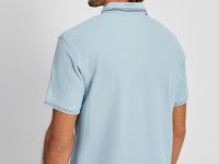 Поло из хлопка с коротким рукавом