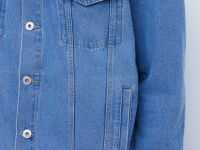 Джинсовая куртка, Голубой