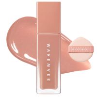 Жидкие румяна со спонжем WAKEMAKE Sheer Glow Liquid Blusher + Finger Puff Set 05 Nude Sparkle