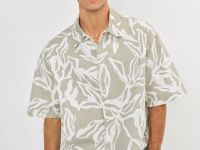 Рубашка с коротким рукавом, Бежевый