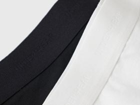 Трусы с высокой посадкой, 2 шт., Черный