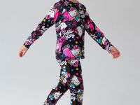 Термокомплект трикот. для девочек: фуфайка (футболка) с длин. рук, брюки для эпизод. использования