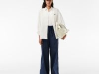 Женская хлопковая рубашка Lacoste