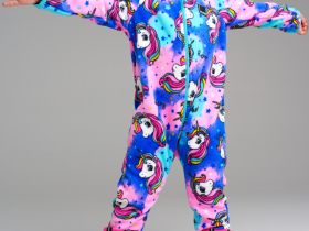 Комбинезон детский трикотажный для девочек