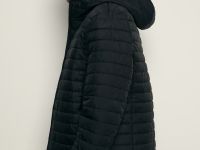 Стеганая куртка с капюшоном