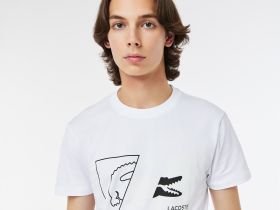 Мужская футболка Lacoste приталенного кроя