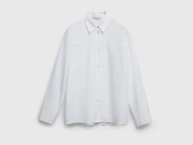 Блузка из лиоцелла, Белый