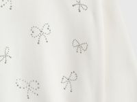 Свитшот с аппликацией для девочек, Белый