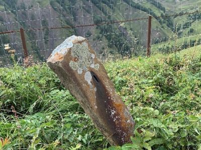 Стела № 8 раннемусульманского кладбища № 2 архитектурного комплекса "Мусийкъонгийкоте"