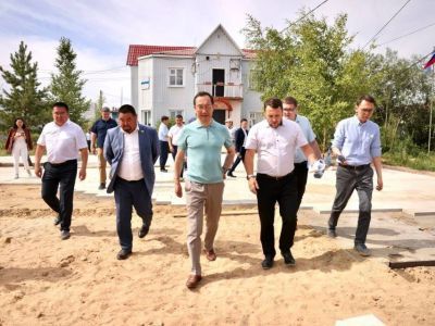 В Мариинском сквере Олекминска появятся две большие детские площадки и зона ворк-аута