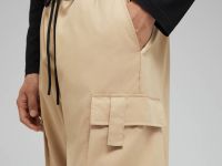 Брюки-карго с эластичным поясом