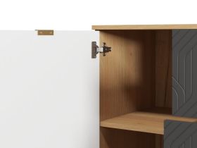 Тумба Монблан 139x76 Косы Графитовый
