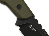 Туристический нож Kizer Quartz, сталь AEB-L, рукоять G10, зеленый