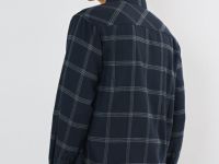 Куртка-рубашка в клетку, Синий