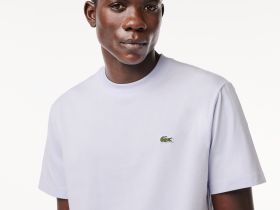 Мужская хлопковая футболка Lacoste с коротким рукавом