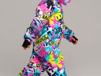 Комбинезон текстильный с полиуретановым покрытием для девочек